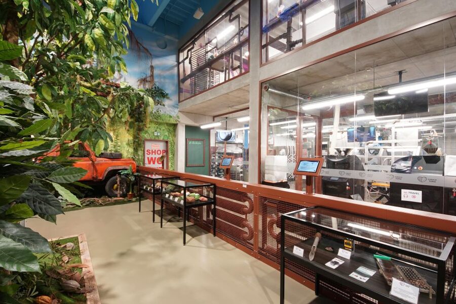 Prague: Chocotopia Chocolate Factory Tour Ticket + Workshop - The container elevator ride and the movie peek