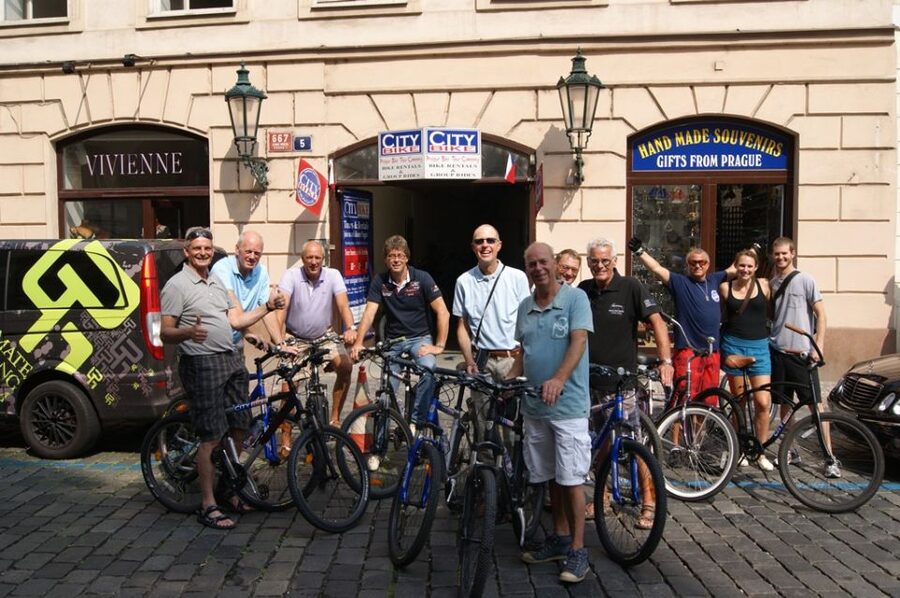 Prague City Bike guided tour - Old Town Square and the Astronomical Clock Moment