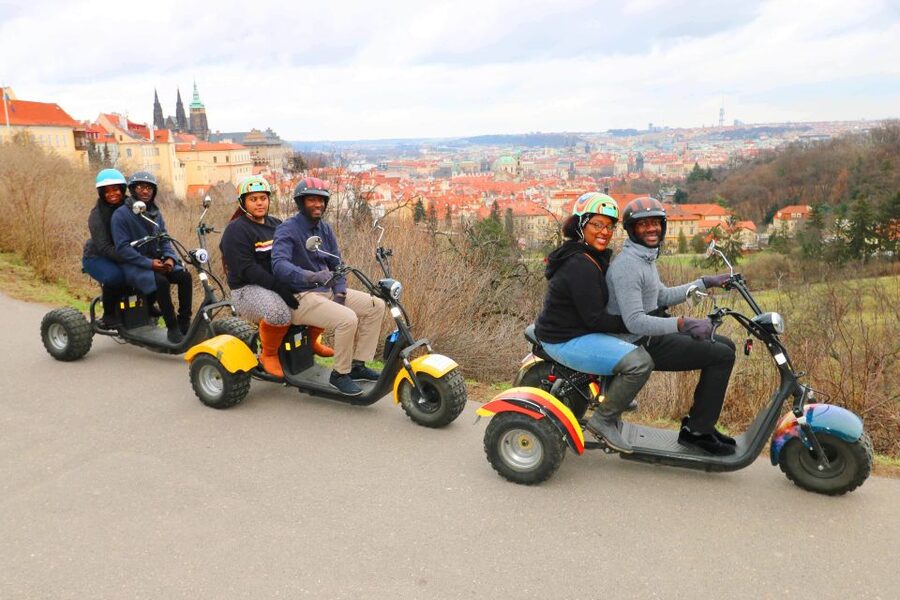 Prague: City Highlights Guided Electric Trike Tour - Prague Castle area: UNESCO from the streets, plus St. Vitus Cathedral