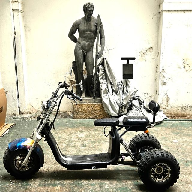 Prague: City Highlights Guided Electric Trike Tour - Strahov Monastery, the metronome, and those off-the-main-road stops