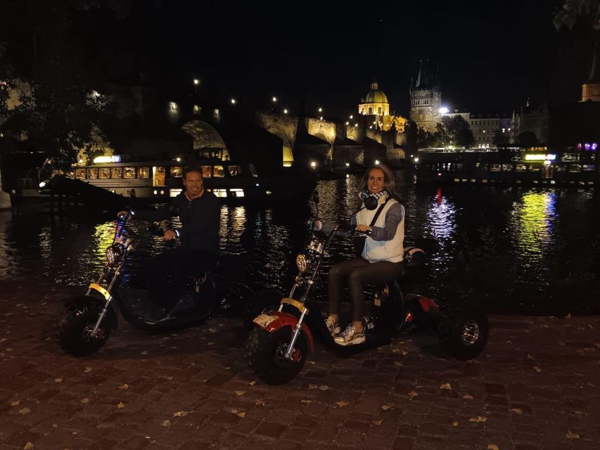 Prague City sightseeing in Night Trike Tour - Strahov Monastery and the John Lennon Wall: history meets atmosphere