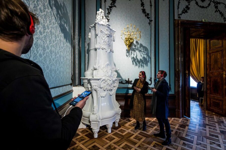 Prague: Clam-Gallas Palace Entry Ticket with Audio Guide - Climbing the Ceremonial Staircase to the Second Floor