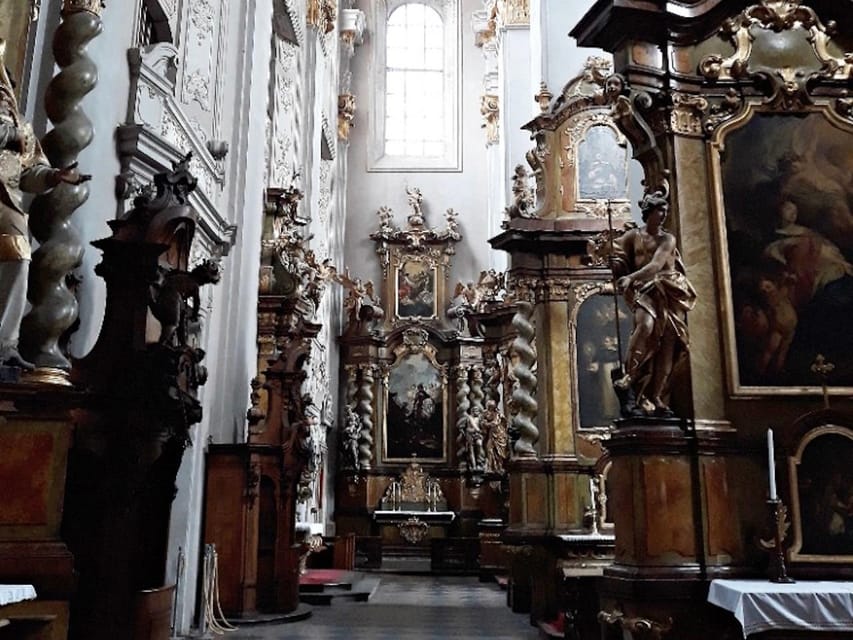 Prague: Classical Concert at St. Giles' Church - The musicians: soprano, organ, and solo violin spotlight moments