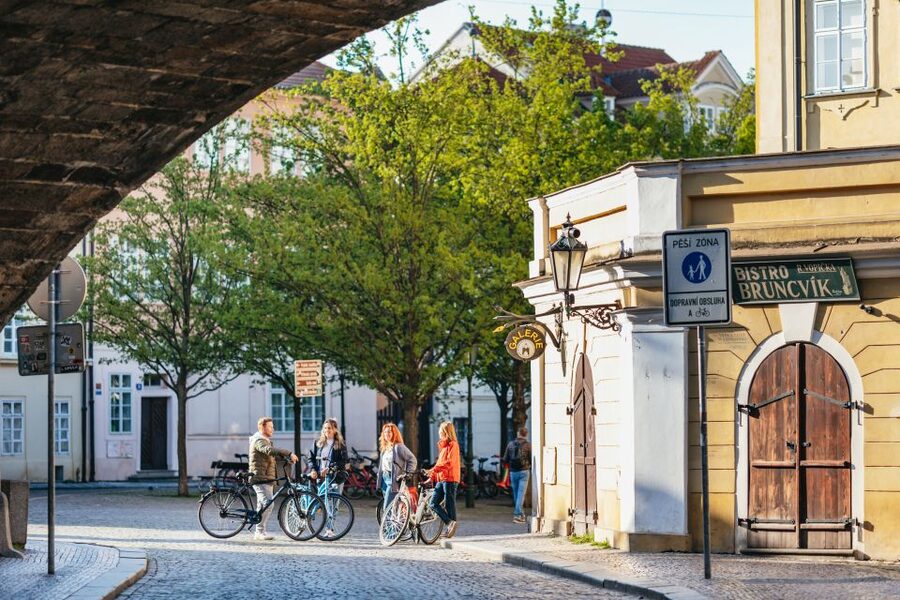 Prague: Complete Bike Tour - Charles Bridge and Charles IV: why the bridge is more than a photo stop