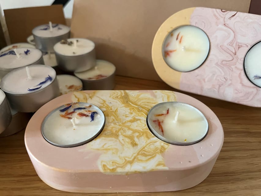 Prague: Craft your unique tea-candle holder set - Demolding, sealing, and final touches: getting durability (not just a pretty piece)
