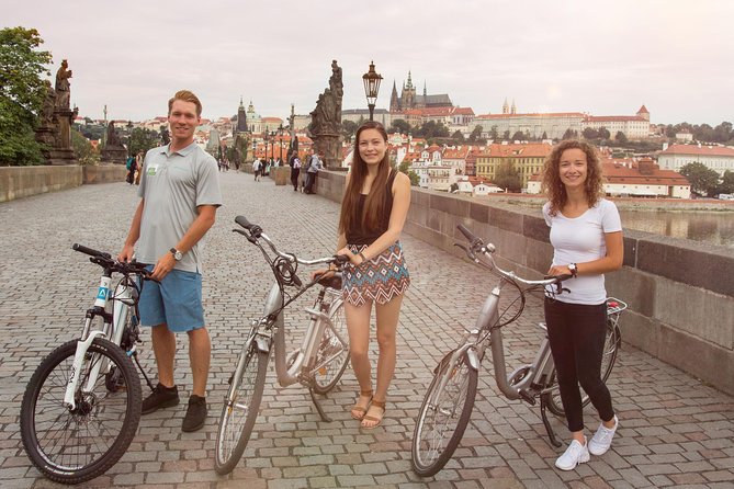 Prague E-Bike City Tour with A Local Guide - Prague Castle area: riding the edges and the chance to go inside