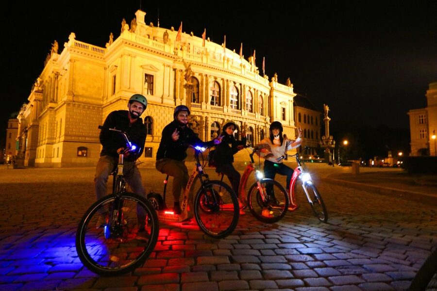 Prague: E-Bike/E-Scooter Viewpoint Tour - Included Extras: Coffee, Ponchos, and Why Small Perks Matter