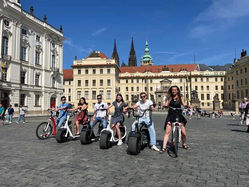 Prague E-Scooter City Tour: Regular or Fat Tire - Key highlights at a glance
