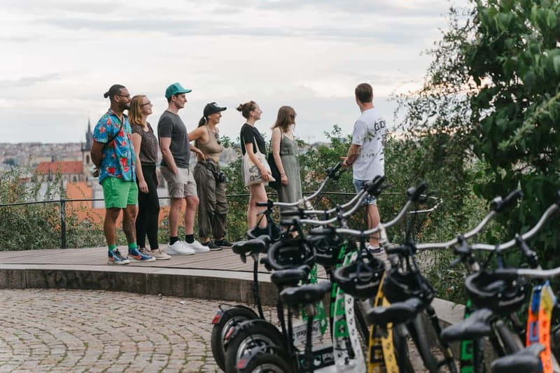 Prague: E-Scooter Grand City & Panoramas Small-Group Tour - Small-group guidance with real local personality