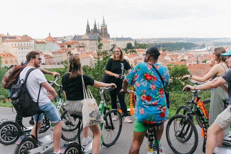 Prague: E-Scooter Grand City & Panoramas Small-Group Tour - Training, helmets, and the Hugo Bike scooter reality check