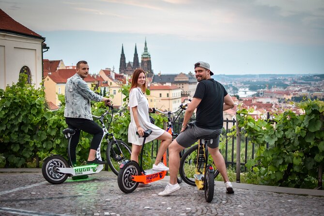 Prague E-Scooter Grand City Tour PRIVATE with PragueWay - Letná and Petrin parks: viewpoints without the steep slog