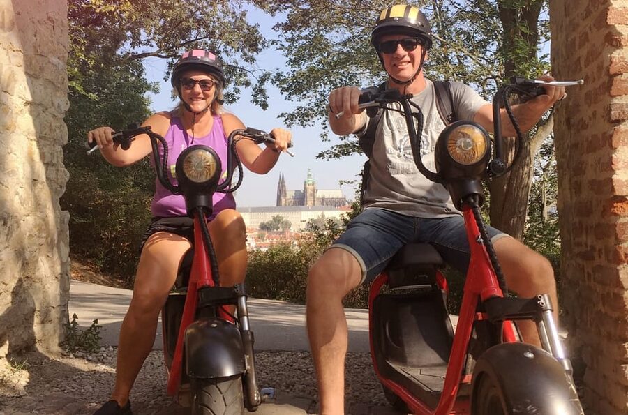 Prague Electric Scooter and eBike Grand Tour - Lesser Town and the castle area: where the city starts to feel dramatic