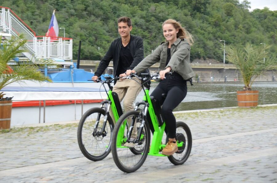 Prague: Electric Scooter & Cruiser Fat eBike Rental - Your route is yours: using the guide map without over-planning