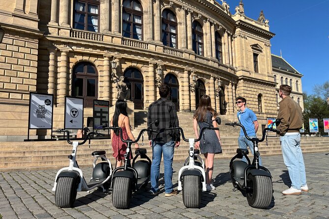 Prague Fat Tire E-Scooter Tour with A Local Guide - The Route in Real Time: Parks, Rivers, and Big Views