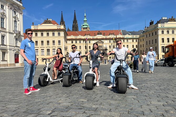 Prague Fat Tire E-Scooter Tour with A Local Guide - Meeting at Grandior and the 20-Minute Scooter Check