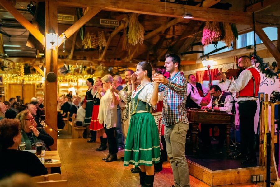 Prague: Folkloric Dinner Show with Unlimited Drinks - The Show Itself: Dancing, Singing, and Actually Being Part of It