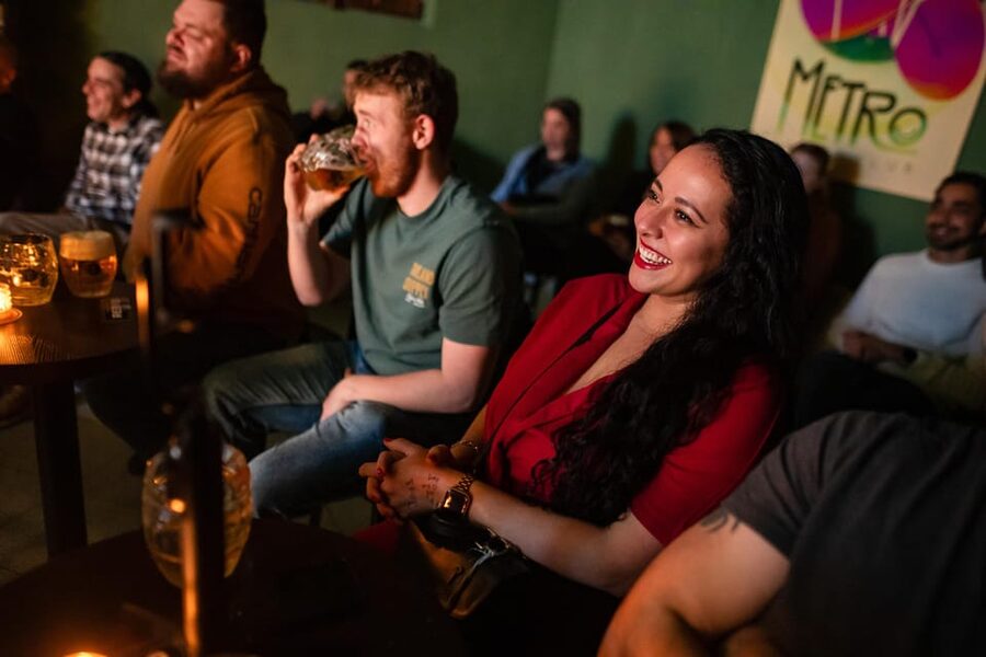 Prague: Friday Stand-Up Comedy in English - Metro Comedy Club in Prague 1: easy to find, easy to enjoy