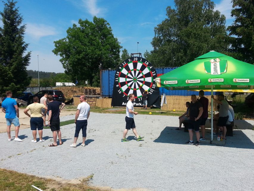 Prague : Giant Foot Darts and Giant Beer Pong Game - Key highlights to notice before you go