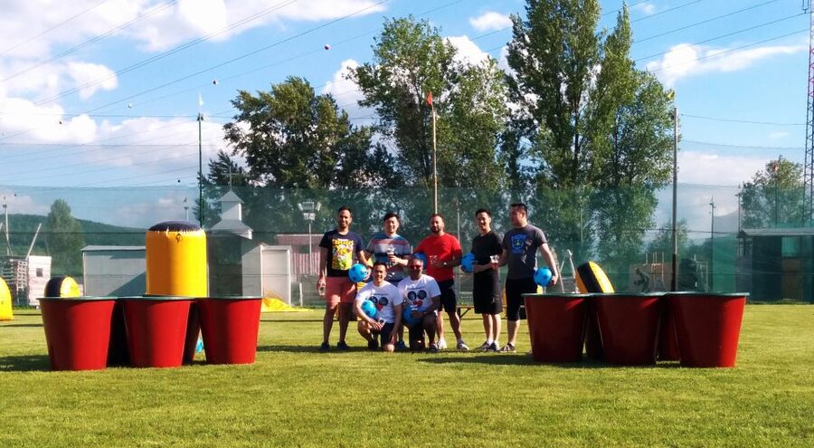 Prague : Giant Foot Darts and Giant Beer Pong Game - Arrival drink and safety briefing: quick, practical, and not stuffy