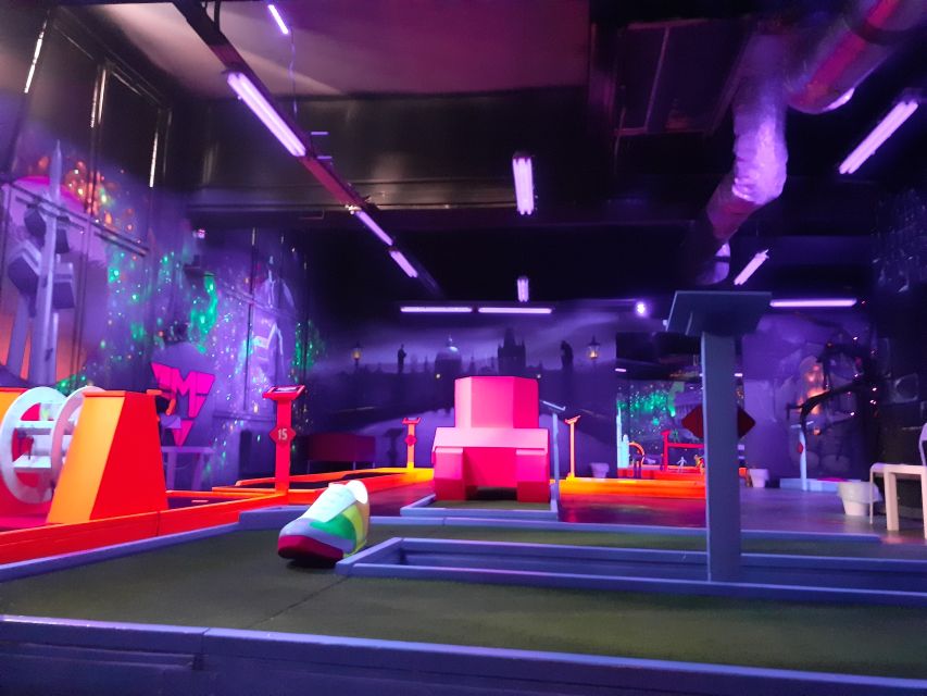 Prague: Glow Golf Mini Golf Game by UV Light - Should you book this Prague UV glow mini golf?