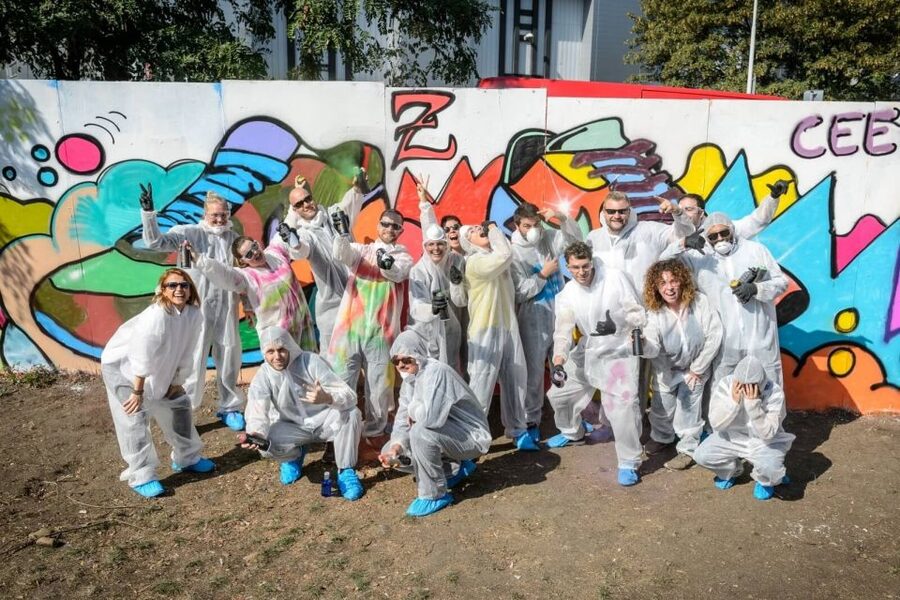 Prague Graffiti Workshop For Groups & Team-Building Groups - Turning Prague street art into your own piece in 150 minutes