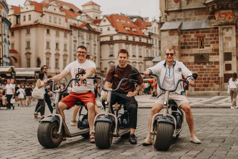 Prague: Guided Fat Tire e-Scooter Tour - Glide from Old Town Square to Castle Views in Two Hours