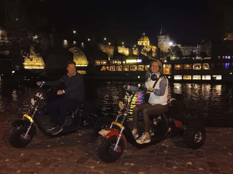 Prague: Guided Sightseeing Tour by Electric Trike - Charles Bridge view, plus outside stops that keep the loop moving