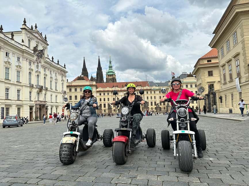 Prague: Heart of Prague Electric Tricycle Scooter Tour - Meet-up in the heart of it: Maltézské nám. and easy start