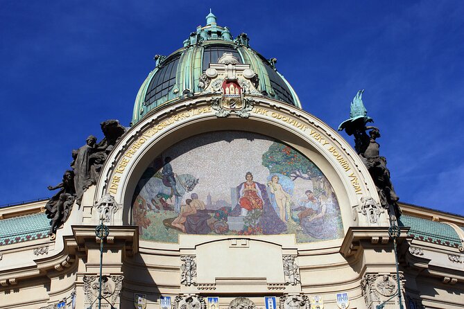Prague Highlights in Half a Day - Cubism Lamp Moments and the Máj–House of Fun 360° Rooftop