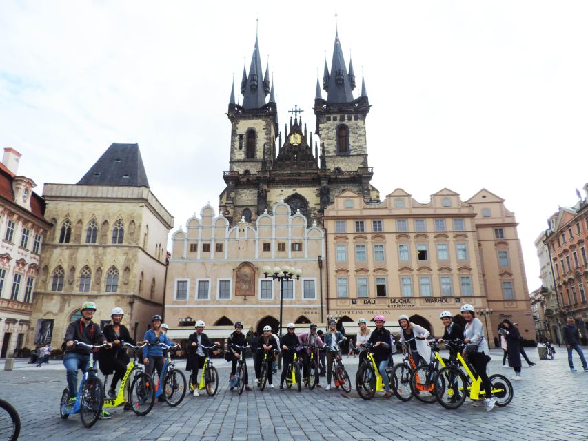 Prague: Highlights Tour on e-Scooter or eBike - Strahov Monastery and the beer-and-sunset style finish