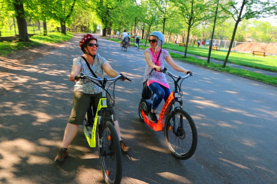 Prague: Highlights Tour on e-Scooter or eBike - Franz Kafka Museum, Černý’s Piss statues, and the Babies Monument moment