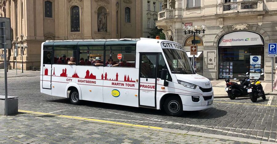 Prague: Historic City Center Bus Tour with Top Sights - Charles Bridge, Vltava River Crossings, and the Powder Tower Moment