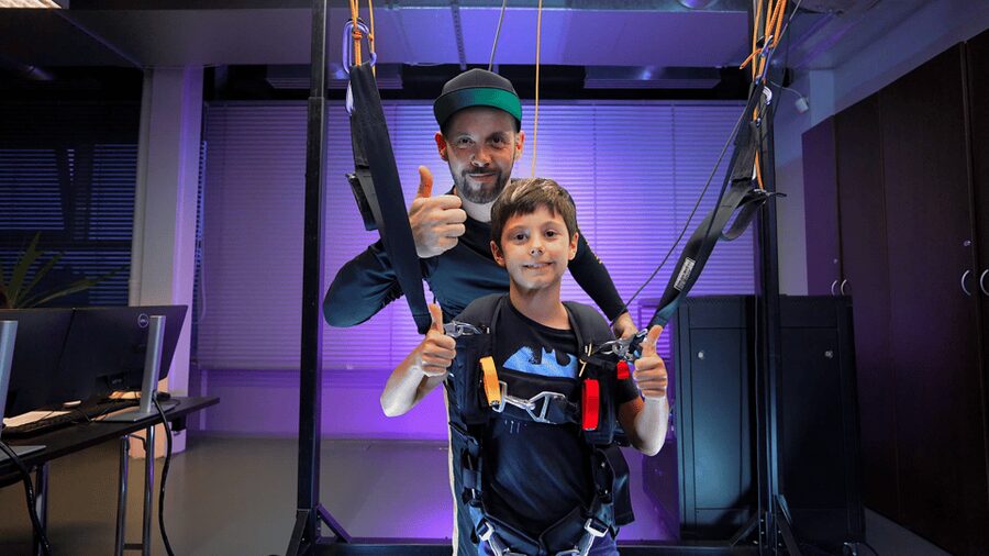 Prague: Hurricane Factory Parachute Jump VR Simulator - The briefing and harness setup: where most of the value lives