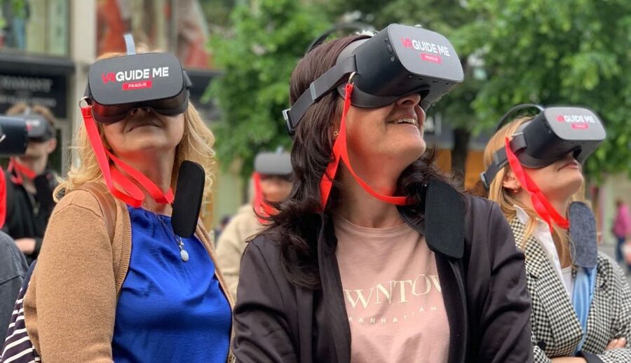 Prague: Immersive History Walking Tour and VR - Ending at the Dancing House and the Vltava promenade
