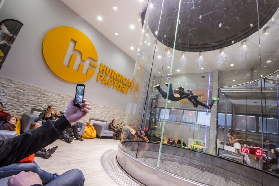 Prague: Indoor Skydiving Wind Tunnel Adventure - Viewing Platform and the Recording System