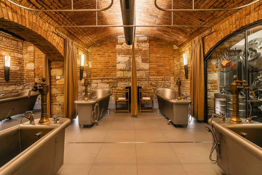 Prague: Lázně Pramen. Wine, Beer bath and Wellness SPA - Wine Bath Details: Red Wine Ingredients and Two Prosecco Glasses