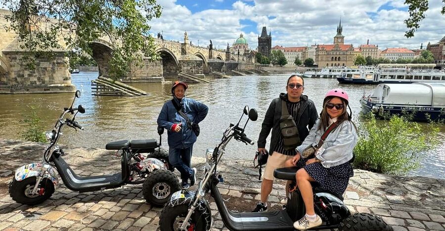 Prague Monastery & Panoramic Viewpoint Electric Trike Tour - Letná Park and the Giant Metronome: A Fast Start With Big Views