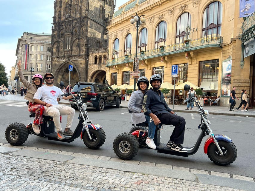 Prague Monastery & Panoramic Viewpoint Electric Trike Tour - John Lennon Wall, Kafka Museum, Charles Bridge: Central Prague, Tight and Focused