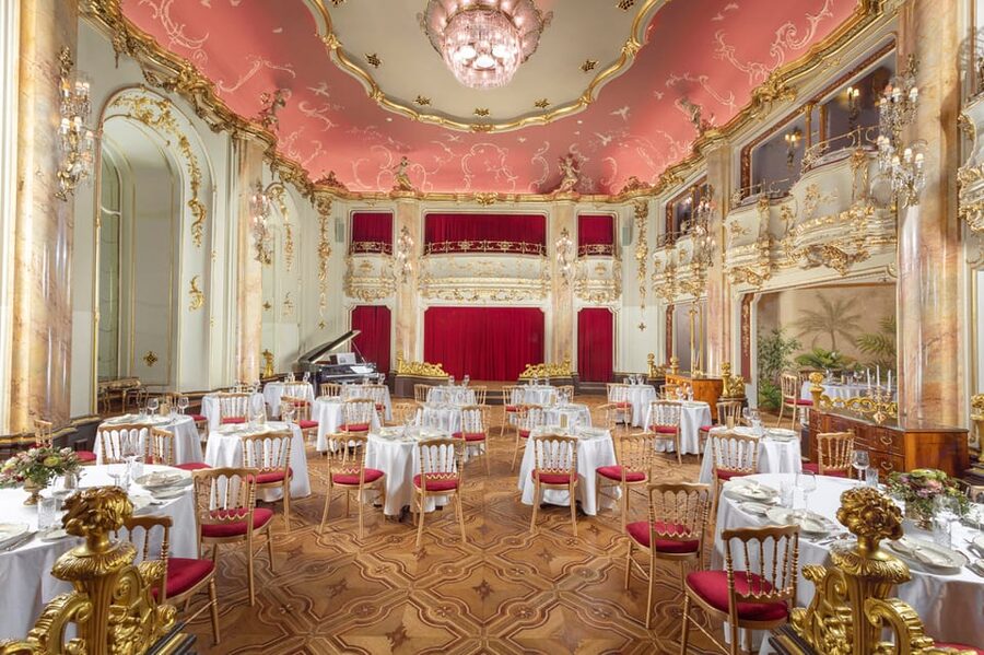 Prague: Mozart Ballroom Concert Ticket with 3-Course Dinner - Vegetarian, vegan, and kids menus: what changes and what stays