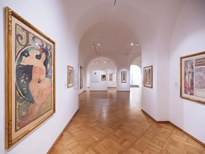 Prague: Mucha Museum Entry Ticket - Galleries that make sense: Panels, posters, ads, Czech work, memorabilia
