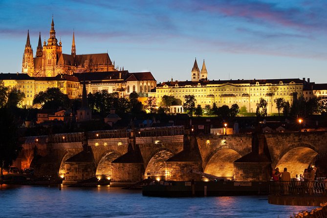 Prague Night Tour and River Vltava Dinner Cruise - Boarding by Cechův Most: What to Expect Before Dinner Starts