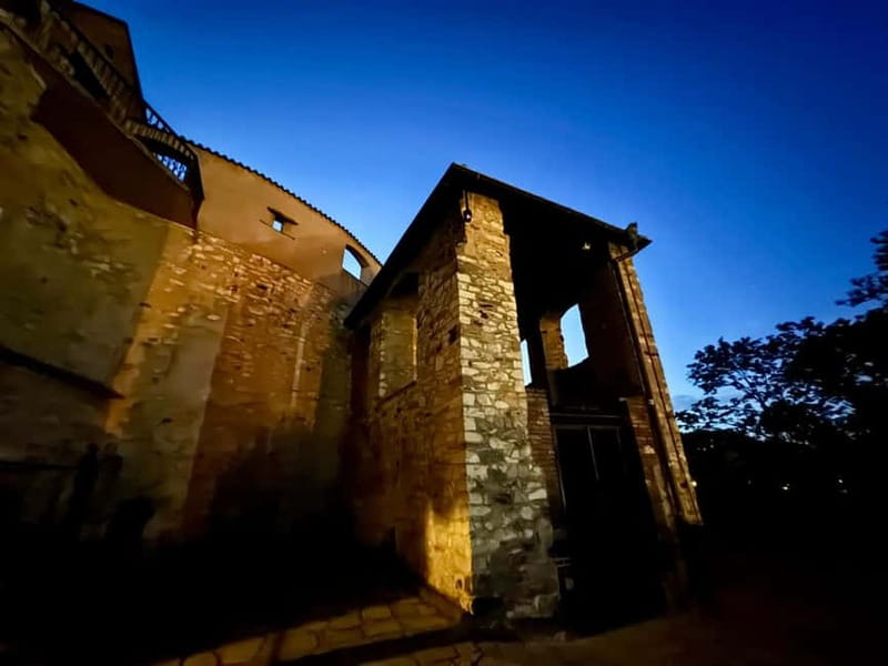 Prague: Night Walk through Prague Castle with City Views - Golden Lane after dark: small doors, big atmosphere