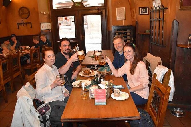 Prague Old Town And Beer Walking Tour Including Dinner - Two Czech pub stops and the beer tasting rhythm