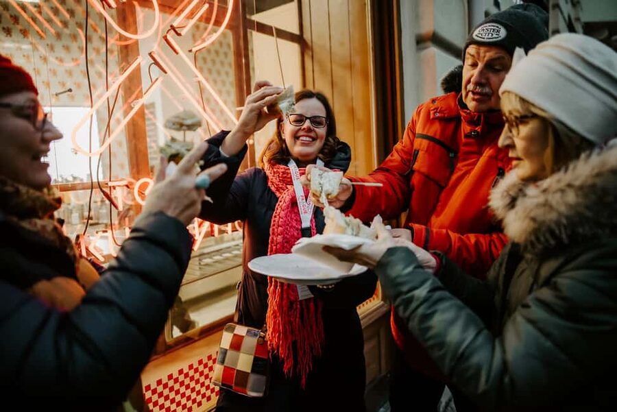 Prague: Old Town Fun Evening Food and Drink Tour - Key highlights worth showing up hungry for