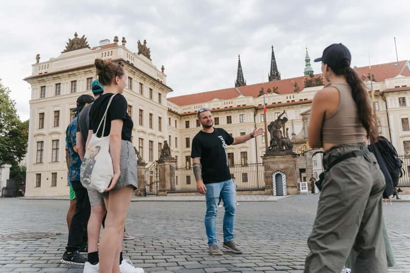 Prague: Old Town, Prague Castle & River Cruise Day Tour - Prague Castle highlights: exteriors, the big story, and the 1989 moment