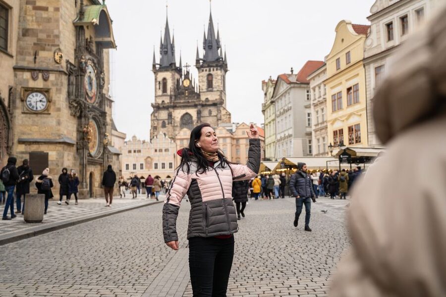 Prague: Old Town Private Walking Tour with Hotel Pickup - From Powder Gate onward: how the route flows