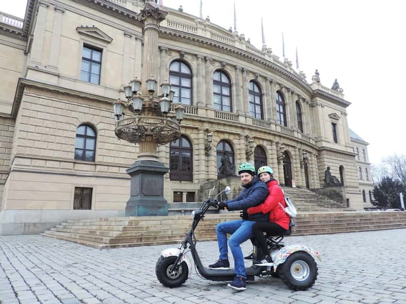 Prague: Panoramic Viewpoints Guided Electric Tricycle Tour - Letná Hill, the Metronome, and the 6-bridge panorama