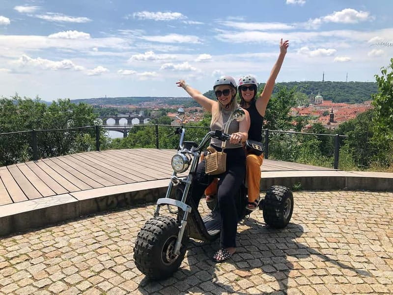 Prague: Panoramic Viewpoints Guided Electric Tricycle Tour - Lesser Town, the Lennon Wall, and Kampa Island’s Charles Bridge viewpoint