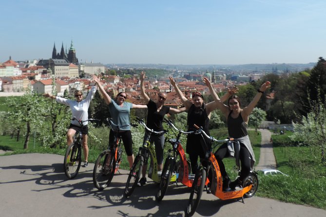 Prague Panoramic Views e-bike and e-Scooter guided Tour - Tour Route: Letná Views, the Metronome, and the Castle Perspective