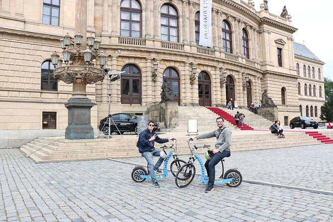 Prague Panoramic Views e-bike and e-Scooter guided Tour - Safety and Comfort: What to Know Before You Choose E-Bike or E-Scooter